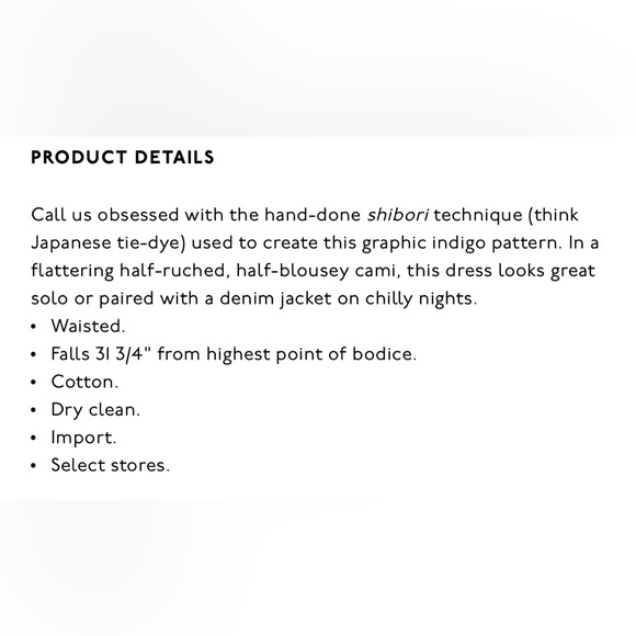 Madewell Shibori Cami Dress - Picture 5 of 7